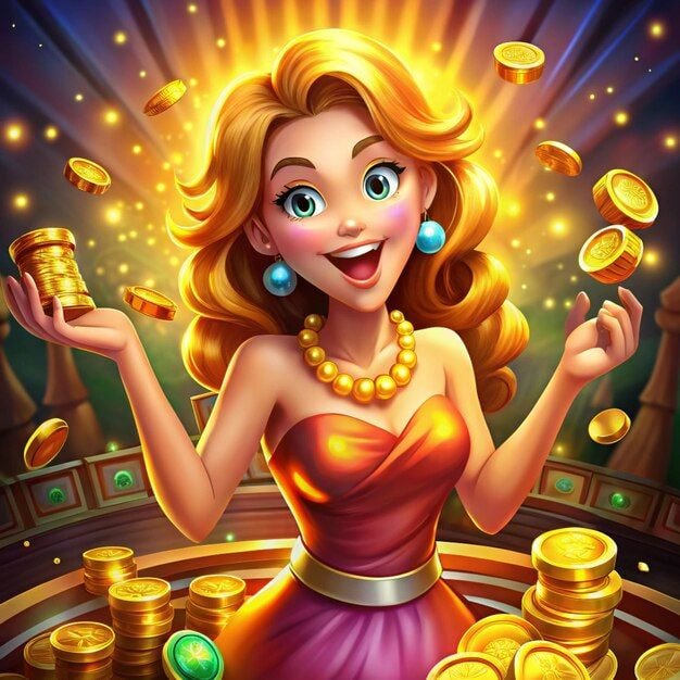 Detail simbol-simbol Sugar Rush termasuk karakter permen berwarna dan hadiah bonus